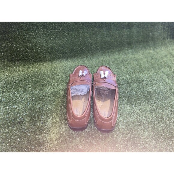 Dockers Loafers Tassels Men’s Size 11 Leather Brown Shoes *READ*